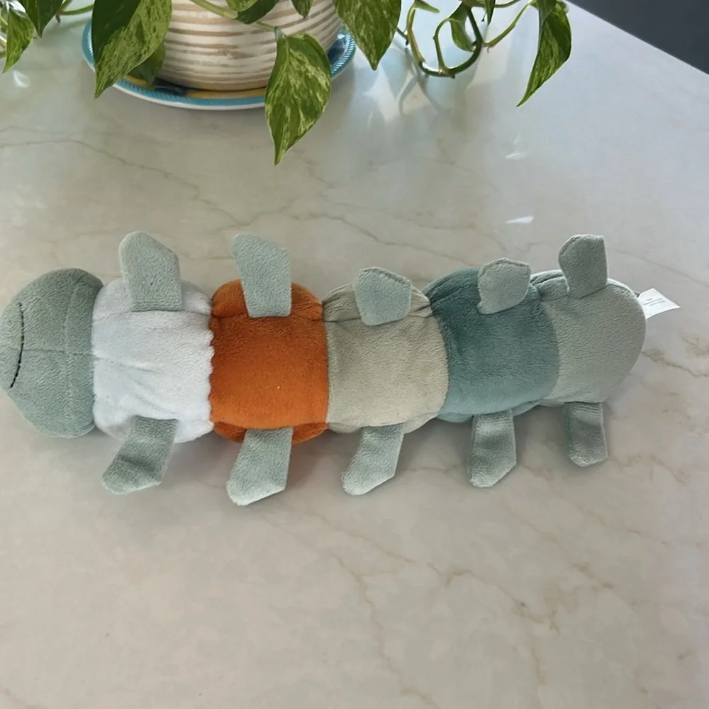 MON AMI Twiggy the‎ Caterpillar plush soft velour Stuffed Animal Size 12in